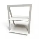 PRESENTOIR ETAGERE BLANCHE