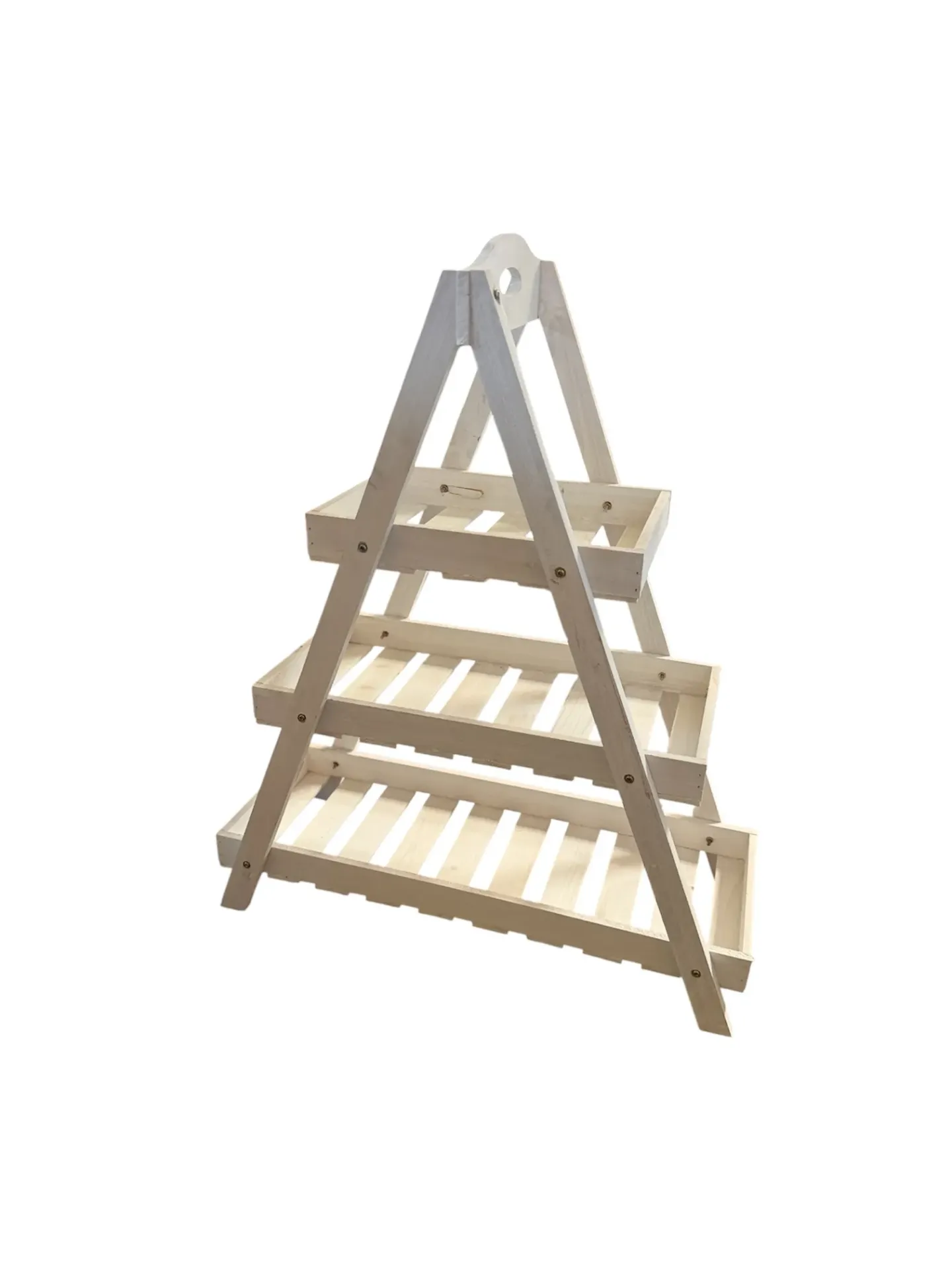 ETAGERE EN BOIS BLANC