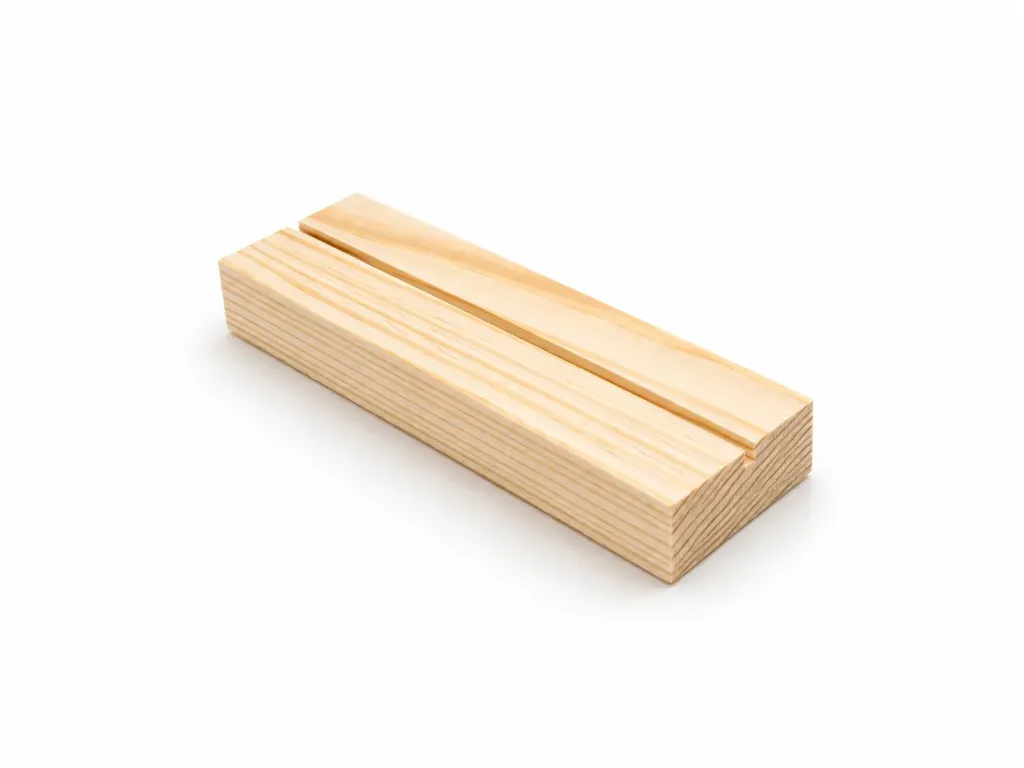 MARQUE PLACE RECTANGULAIRE EN BOIS