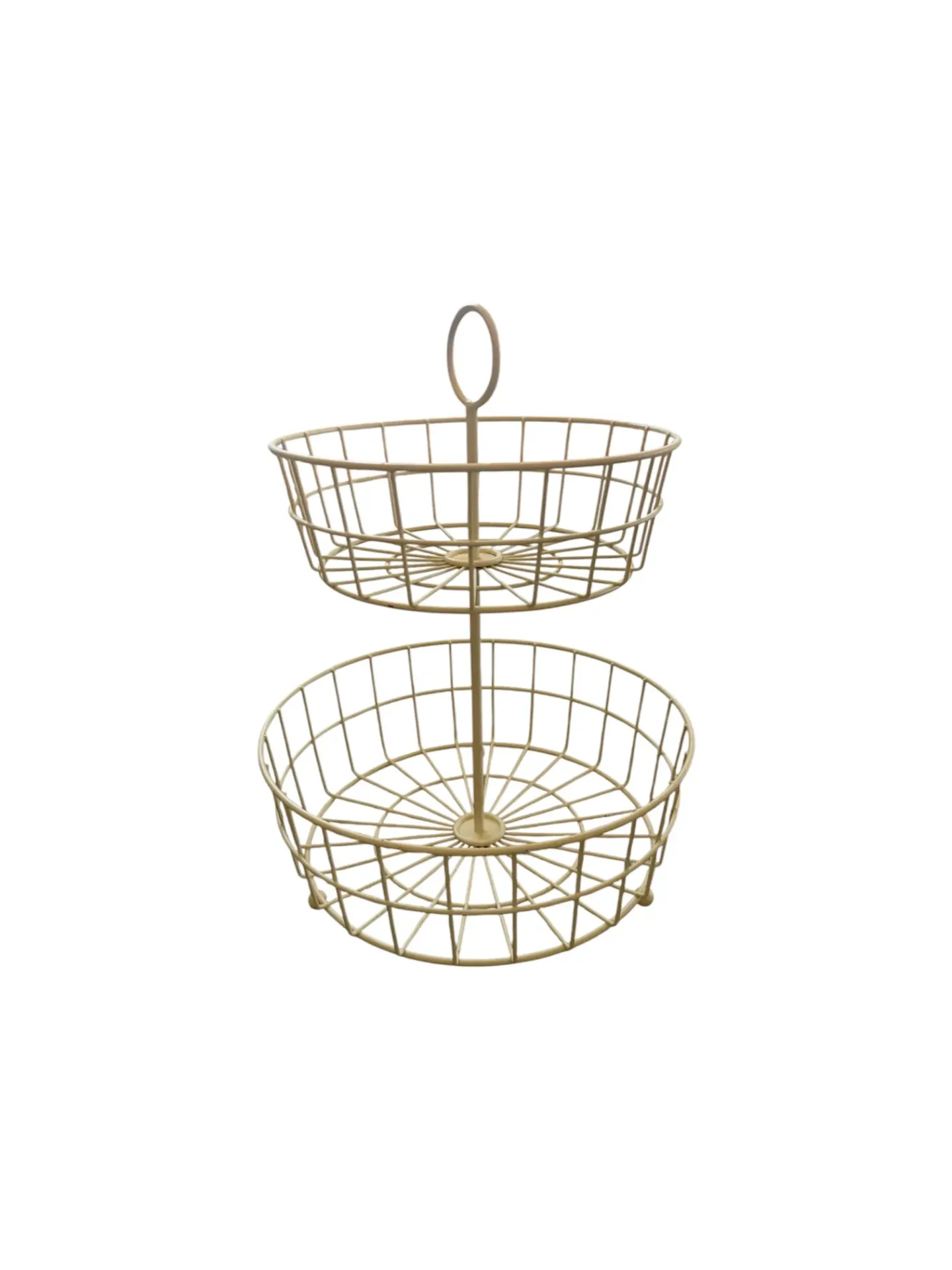 PRÉSENTOIR EN METAL BEIGE
