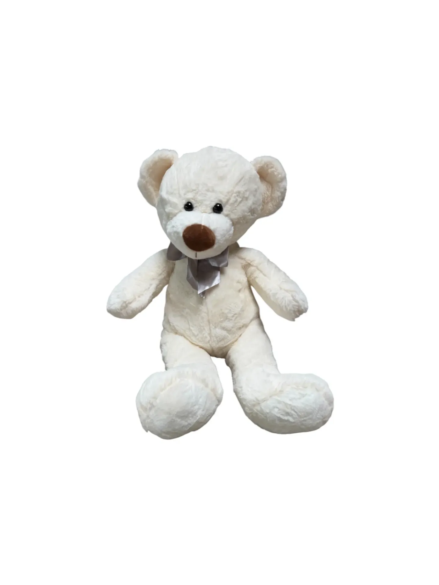 OURS EN PELUCHE BLANC - 60 CM