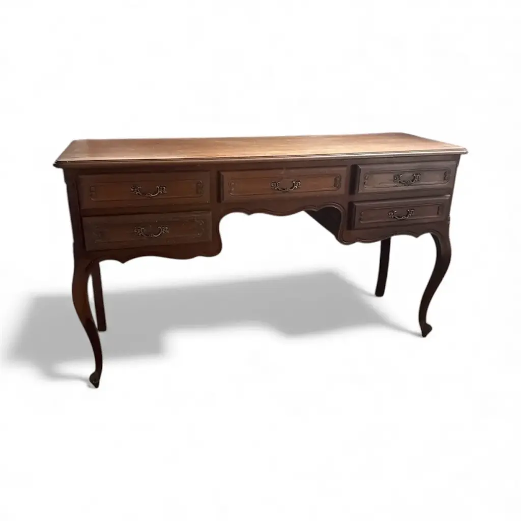 BUREAU/CONSOLE VINTAGE EN BOIS
